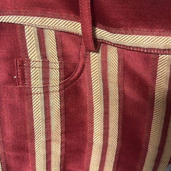 Alice + Olivia red and beige pants - Picture 5 of 9